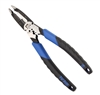 IDEAL 45-113 FORGED HEAVY-DUTY LONG-NOSE WIRE STRIPPER,     STRIPS 10-18AWG SOLID WIRE & 12-20AWG STRANDED WIRE