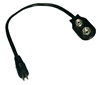 PHILMORE 48-9000 INTERCHANGEABLE DC POWER PLUG, 2 PIN TO    9V BATTERY SNAP