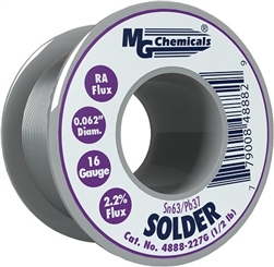 MG CHEMICALS 4888-227G SOLDER 16AWG .062" 1/2LB 63/37