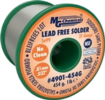 MG CHEMICALS 4901-454G SN99 NO CLEAN SOLDER WIRE 2.2% FLUX  CORE 0.81 MM (0.032 IN) 454 G (1 LB) 21AWG SPOOL