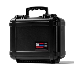 UK 5010BLK S3 BLACK WATERTIGHT CASE (ID: 9.37" X 7.25" X 4.12") WITH FOAM