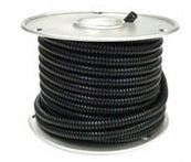 PICO 5141-C BLACK 3/8" CONVOLUTED SPLIT LOOM, 100' LENGTH