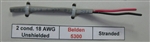 BELDEN 5300 18AWG 2 CONDUCTOR STRANDED UNSHIELDED GRAY      PVC CMG/FT4 300V 75C BLACK/RED 5300UE (305M = FULL ROLL)