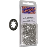 MODE 54-548-100 #8 NICKEL PLATED INTERNAL STAR LOCKWASHER   (UNC) 100/PACK