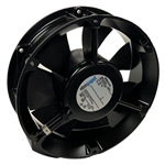 EBM-PAPST 6224N 24VDC BALL BEARING FAN 172MM X 51MM 241CFM  55DB 18W 0.75A 3400RPM FLAT PLUGS 3.0MM X 0.5MM