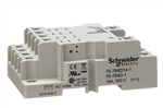 SCHNEIDER 70-784D-1 / 70-784D14-1 RELAY BASE / SOCKET 4PDT  14 PIN, DIN RAIL OR PANEL MOUNT, 16A@300V