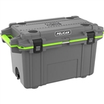 PELICAN 70Q-1-DKGRYEGRN ELITE COOLER (ID: 23.50"L X 11.00"W X 14.30"D) VOLUME 70QT DARK GREY GREEN *SPECIAL ORDER*