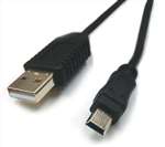 CIRCUIT TEST 714-3506 USB 2.0 A TO MINI B, 5 PIN MALE-MALE, 6FT CABLE