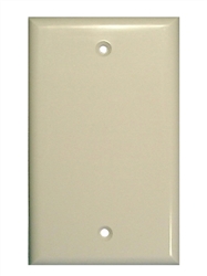 PHILMORE 75-692 STANDARD SINGLE GANG WALL PLATE, WHITE