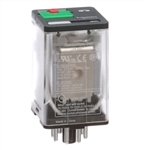 SCHNEIDER 750XBXRM4L-24A RELAY 24VAC DPDT 8 PIN OCTAL,      10A@277VAC/30VDC, CUL/CSA