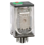 SCHNEIDER 750XCXRM4L-24A RELAY 24VAC 3PDT 11 PIN OCTAL,     10A@277VAC/30VDC, CUL/CSA