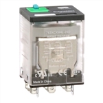 SCHNEIDER 783XCXM4L-24D RELAY 24VDC 3PDT "ICECUBE" 11 PIN,  CSA: 15A@150VAC/28VDC 10A@277VAC, WITH TEST BUTTON & LED