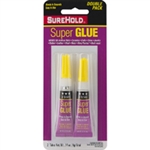 SUREHOLD 78-SH-375 SUPER GLUE CYANOACRYLATE ADHESIVE        2X2GRAM TUBE, SUPER FAST PERMANENT BOND, DRIES CLEAR