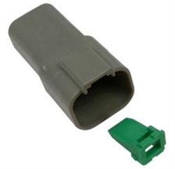 PICO 7994-11 FEMALE 4 WAY DEUTSCH RECEPTACLE & WEDGELOCK,   1/PACK, DEUTSCH NO: DT04-4P / W4P