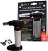 PICO 8257-31 4-IN-1 REFILLABLE BUTANE TORCH; USE AS A TORCH, SOLDERING IRON, HOT AIR BLOWER OR HEAT SHRINK TUBE TOOL