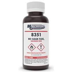 MG CHEMICALS 8351-125ML NO CLEAN HALOGEN FREE FLUX, 125ML   BOTTLE