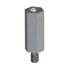 KEYSTONE 8400 4-40 MALE-FEMALE THREADED ALUMINUM HEX        STANDOFF / SPACER L: 3/8" JOHNSON PART# 313-7477-012