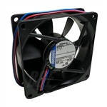 EBM-PAPST 8414NM 24VDC BALL BEARING FAN 80MM X 80MM X 25MM  34.1CFM 27DB 1.4W 0.06A 2600RPM 2 WIRE