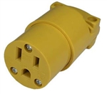 PICO 8956 FEMALE INDUSTRIAL GRADE ELECTRICAL PLUG 125V 15A, 2 POLE 3 WIRE, 5-15R NEMA, CUL LISTED *NOT RATED FOR CSA*