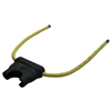 BUSS BK/HHD ATC FUSEHOLDER 12AWG WITH YELLOW WIRE LEADS,    3-30 AMPS