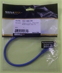 SIGNAMAX C5E-114BU-1FB CAT5E BLUE PATCH CORD WITH SNAG-PROOF BOOT, 12" LENGTH