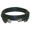 CIRCUIT TEST CCD-BNC25 SECURITY CAMERA EXTENSION CABLE,     BNC PLUG TO PLUG & 2.1MM PLUGS, 25FT BLACK