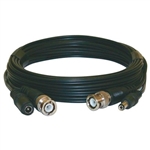 CIRCUIT TEST CCD-BNC25 SECURITY CAMERA EXTENSION CABLE,     BNC PLUG TO PLUG & 2.1MM PLUGS, 25FT BLACK