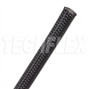 TECHFLEX CCP0.38 CLEAN CUT 3/8" BLACK FRAY-RESISTANT        EXPANDABLE PET BRAIDED SLEEVING (152M = FULL ROLL)