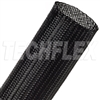 TECHFLEX CCP1.75 CLEAN CUT 1-3/4" BLACK FRAY-RESISTANT EXPANDABLE PET BRAIDED SLEEVING, 200 FOOT ROLL *SPECIAL ORDER*