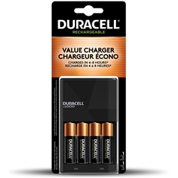 DURACELL CEF14RFP ION SPEED 1000MW 6 HOUR CHARGER           - INCLUDES 4 'AA' BATTERIES