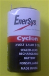 ENERSYS 2V 2.5AHR GELL BATTERY 0810-0004 D CELL