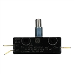 ZF ELECTRONICS E13-00M LIMIT SWITCH WITH SPRING PLUNGER,    SPDT NO/NC, 15A @ 125VAC/250VAC, QC TERMINALS, MICRO SWITCH