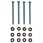 BEACON FAN HARDWARE FOR 25MM & 38MM SIZE FANS FH2538        INCLUDES:(4)SCREWS(4)NUTS(8)WASHERS