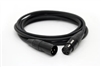 DIGIFLEX HXX-3 PERFORMANCE SERIES MICROPHONE CABLE, 3 PIN   XLR MALE TO 3 PIN XLR FEMALE, 3' LENGTH