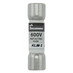 BUSS KLM-2 FUSE 2 AMP 600VAC/VDC FAST BLOW MELAMINE TUBE    (13/32" X 1-1/2") 2A 2AMP