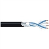 CANARE BLUE MICROPHONE CABLE STAR QUAD 24AWG 4 CONDUCTOR +  SHIELDING L4E6SBLU (100M = FULL ROLL)