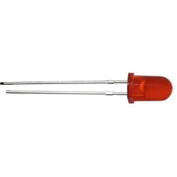 MODE 55-573-0 FLASHING RED 5MM LED, BRIGHTNESS 40MCD, OPERATING VOLTAGE 3.5V TO 14V *REQUIRES NO EXTERNAL CIRCUITRY*