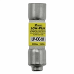 BUSSMANN LP-CC-10 FUSE 10 AMP 600VAC/150VDC CLASS CC LOW    PEAK TIME-DELAY (0.41" X 1-1/2") 10A 10AMP