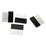 OSEPP LS-00008 STACKABLE HEADERS 8 PIN 4/PACK, ARDUINO