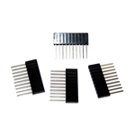 OSEPP LS-00009 STACKABLE HEADERS 10 PIN 4/PACK, ARDUINO