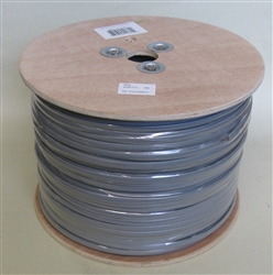 MODE 12-603-0 MODULAR TELEPHONE CABLE, 6 CONDUCTOR 28AWG    STRANDED, SILVER (305M = FULL ROLL)