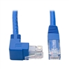 TRIPPLITE N204-001-BL-UP BLUE 1FT UP-ANGLE CAT6 GIGABIT     MOLDED UTP ETHERNET CABLE (RJ45 RIGHT-ANGLE UP M TO RJ45 M)