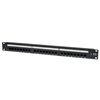 TRIPPLITE N252-024 24 PORT 1U RACKMOUNT CAT6 110 PATCH PANEL 568B RJ45 ETHERNET,LOADED, PUNCHDOWN STYLE