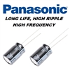 PANASONIC N47UF350VR RADIAL ELECTROLYTIC CAPACITOR 47UF 350V (25MM X 16MM) 10000 HOURS AT 105C MFR# EEU-EE2V470