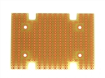 BPS BUSBOARD PR1593L 2-HOLE STRIP PROTOBOARD FOR HAMMOND    1593L ENCLOSURE, SINGLE-SIDED, 83MM X 57MM (3.28" X 2.26")