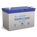 POWERSONIC PS-121000U 12V 100AH SLA BATTERY WITH HANDLE