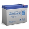 POWERSONIC PS-12100H F2 12V 10.5AH SLA BATTERY WITH .250"   QC TERMINAL