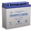 POWERSONIC PS-12180NB 12V 18AH SLA BATTERY WITH NUT/BOLTS