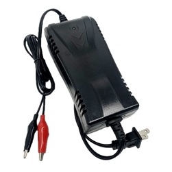 POWERSONIC PSC-124000A-CX DUAL RATE BATTERY CHARGER 12V     4000MA, FOR 12V SEALED LEAD ACID BATTERIES 14H-55AH