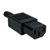 BULGIN PX0587 STRAIGHT FEMALE INLINE IEC C13 POWER          CONNECTOR, 10A @ 250VAC, SCREW TERMINALS, UL/CSA